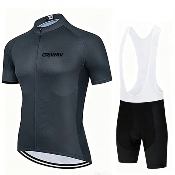 Men's Cycling Jersey Sets Road Bike Jersey Bicycles Clothing, Bib Shorts with Pockets Padded
