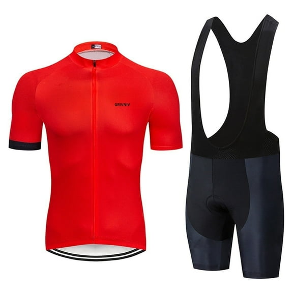 Men's Cycling Jersey Sets Road Bike Jersey Bicycles Clothing, Bib Shorts with Pockets Padded