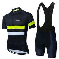 Men's Cycling Jersey Suit Road Bicycle Clothing Cycling Shirt with Bib Pants