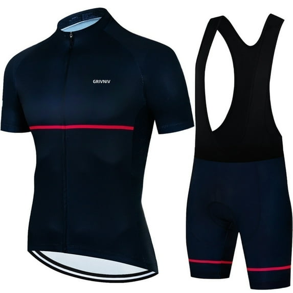 Men's Cycling Jersey Suit Road Bicycle Clothing Cycling Shirt with Bib Pants