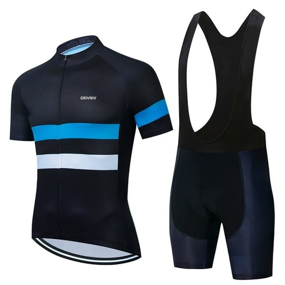 Men's Cycling Jersey Suit Road Bicycle Clothing Cycling Shirt with Bib Pants