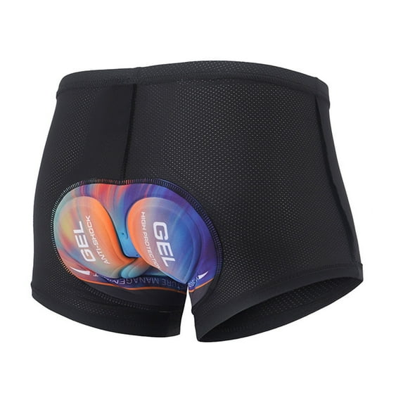 Men's Cycling Underwear Padded Bike Shorts MTB Liner Bicycle Undershorts Biking Underpants Breathable,S