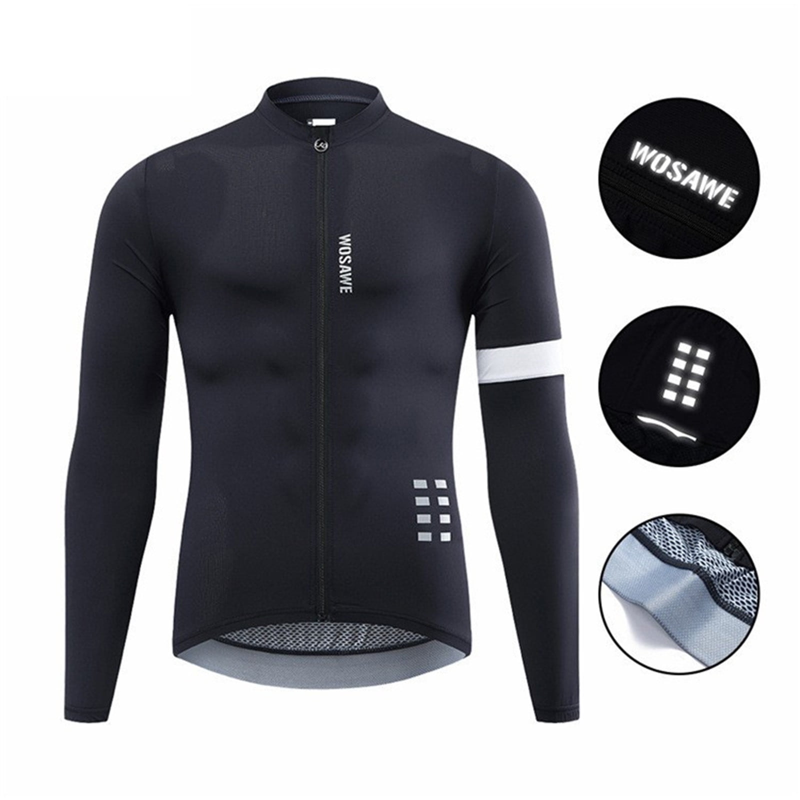 Men's Cycling Wind Jacket Reflective Ultralight Windbreaker