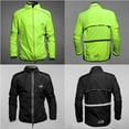Men's Cycling Windbreaker MTB Bicycle Rain Coat Waterproof Long Sleeve