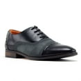 thumbnail image 1 of Men's D-582 Baker Derby Cap Toe Lace Up Combined Dress Shoes, Black, 10, 1 of 5