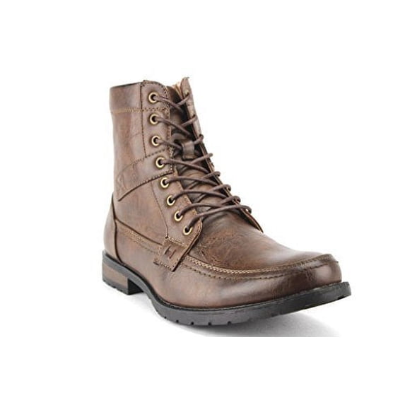 Men's D-710 Lace Up Mid Calf High Military Combat Boots