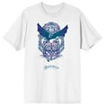 thumbnail image 1 of Men's DC Comic Book Batman Skulls White Short Sleeve Graphic Tee Shirt-M, 1 of 2