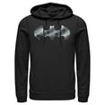 thumbnail image 1 of Men's Batman Steel Scars Logo Pull Over Hoodie Black 2X Large, 1 of 3