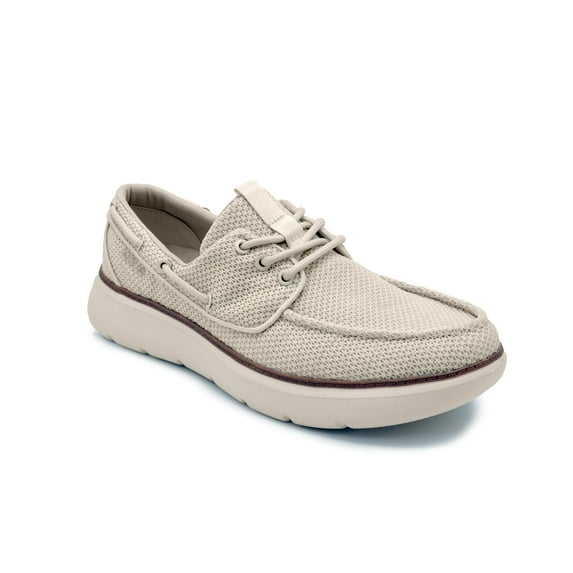 Men's DELO Go Green ECO-Friendly Lace Up Boat Shoes Color: Beige Size: 10