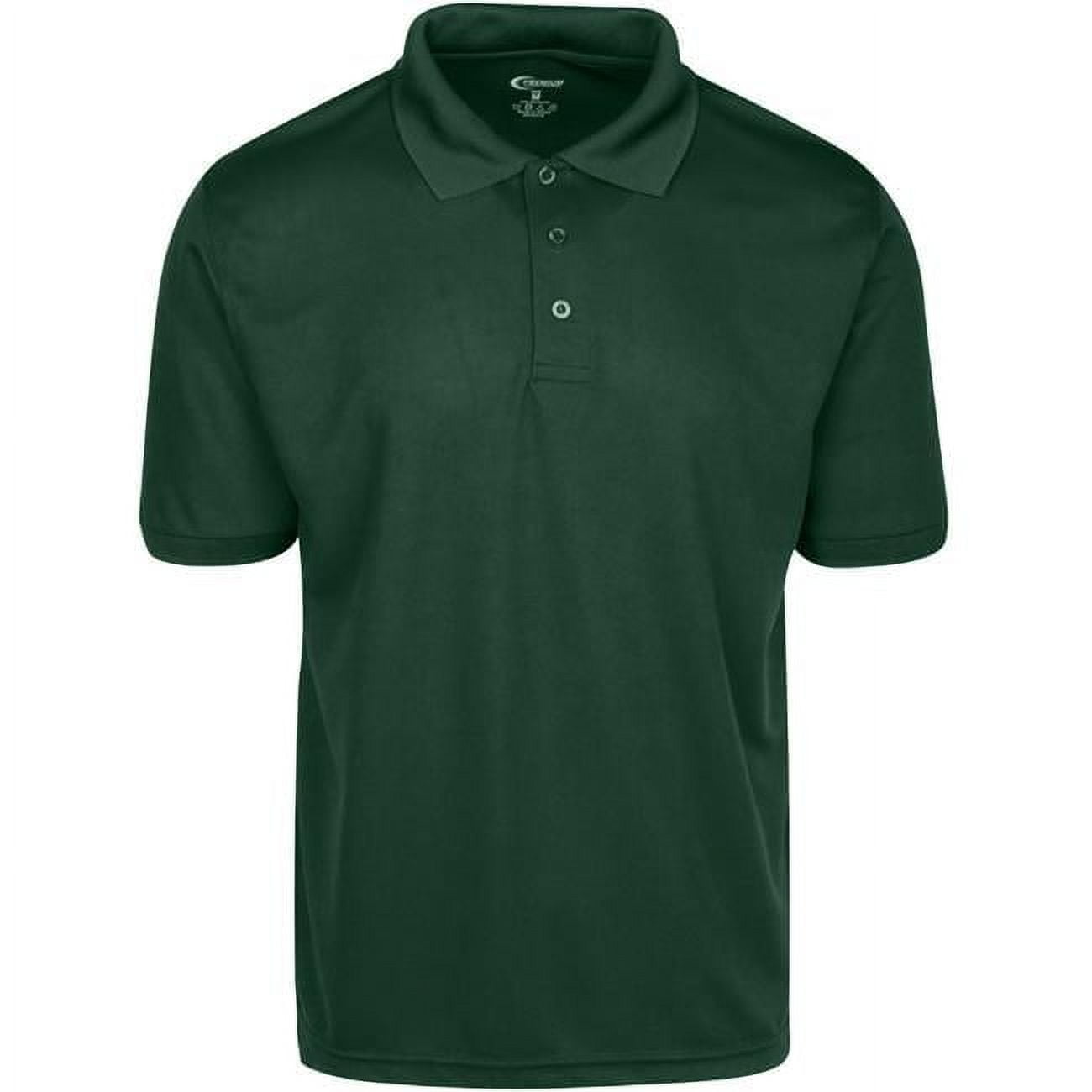 green dri fit polo