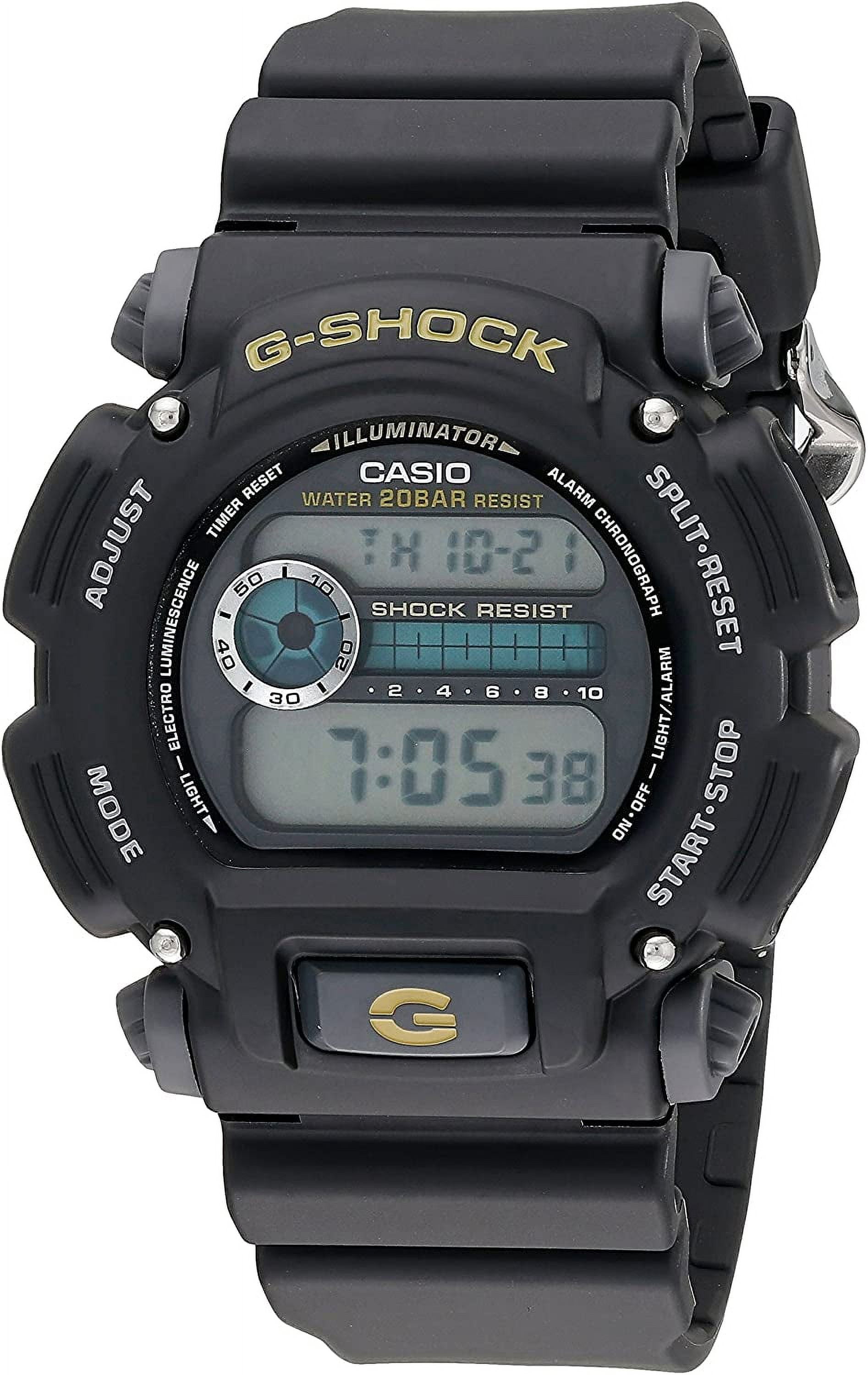 Men s DW9052 1BCG G Shock Multi Function Digital Watch Walmart