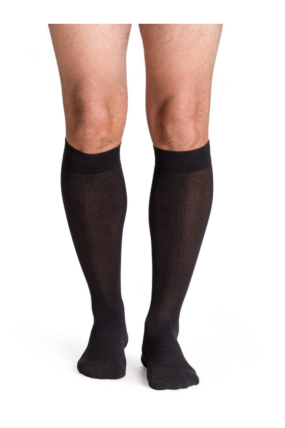 Men's DYNAVEN Cushioned Calf Black LL - Large Long 15-20mmHg