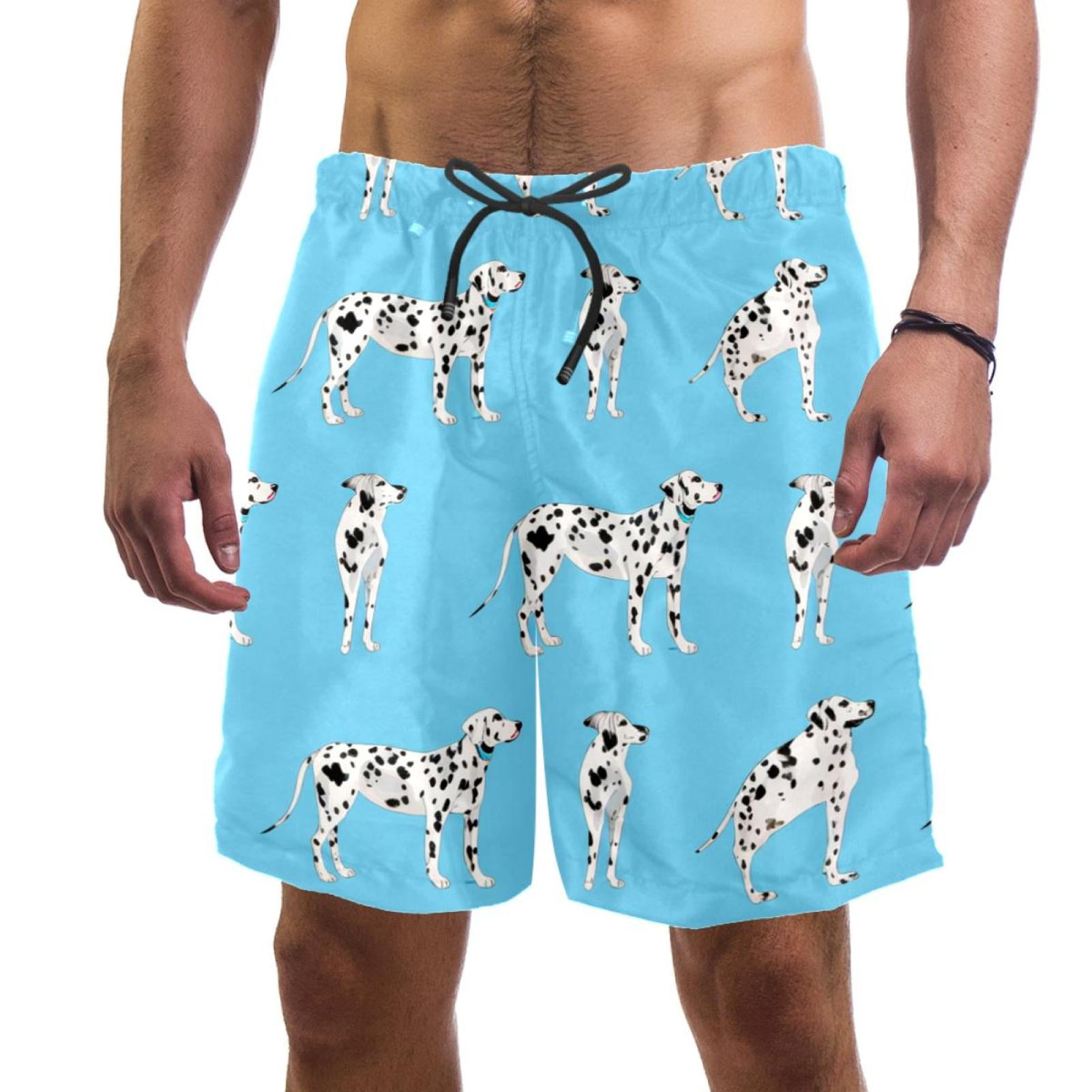 Men's Dachshund Dogs Pattern Swim Trunks Quick Dry Board Shorts Bathing ...