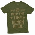 thumbnail image 1 of Men's Dad Father's Dad Daughter son T-shirt Today's Mission Funny Shirt For Father (3X-Large Military Green), 1 of 6