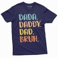 thumbnail image 1 of Men's Dada Daddy Dad Bruh T-shirt Father's day funny Gift Tee shirt Dad Papa Father Tshirt (Large Navy Blue), 1 of 7