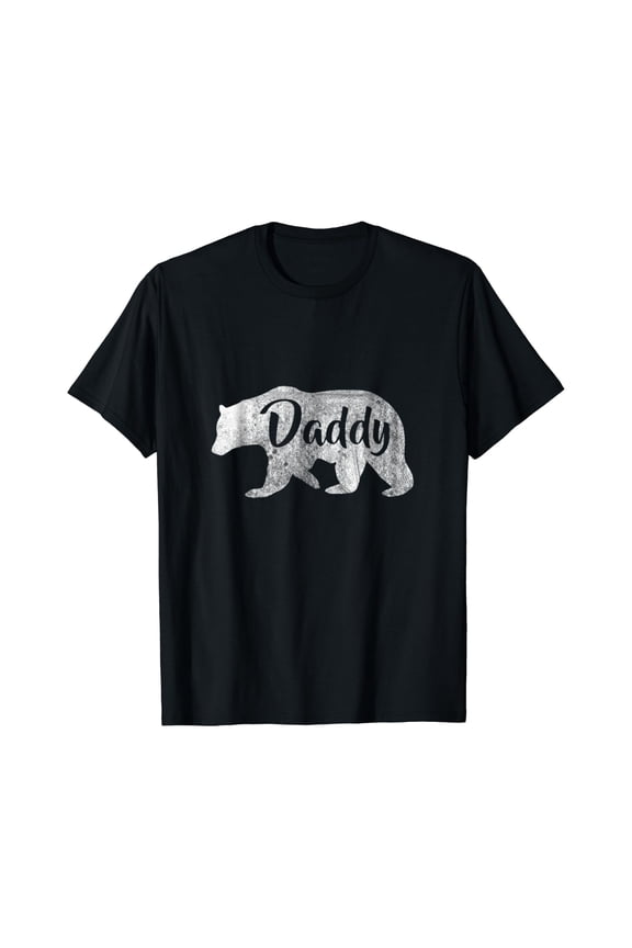 Men's Daddy Bear T-Shirt Awesome Camping T-shirt