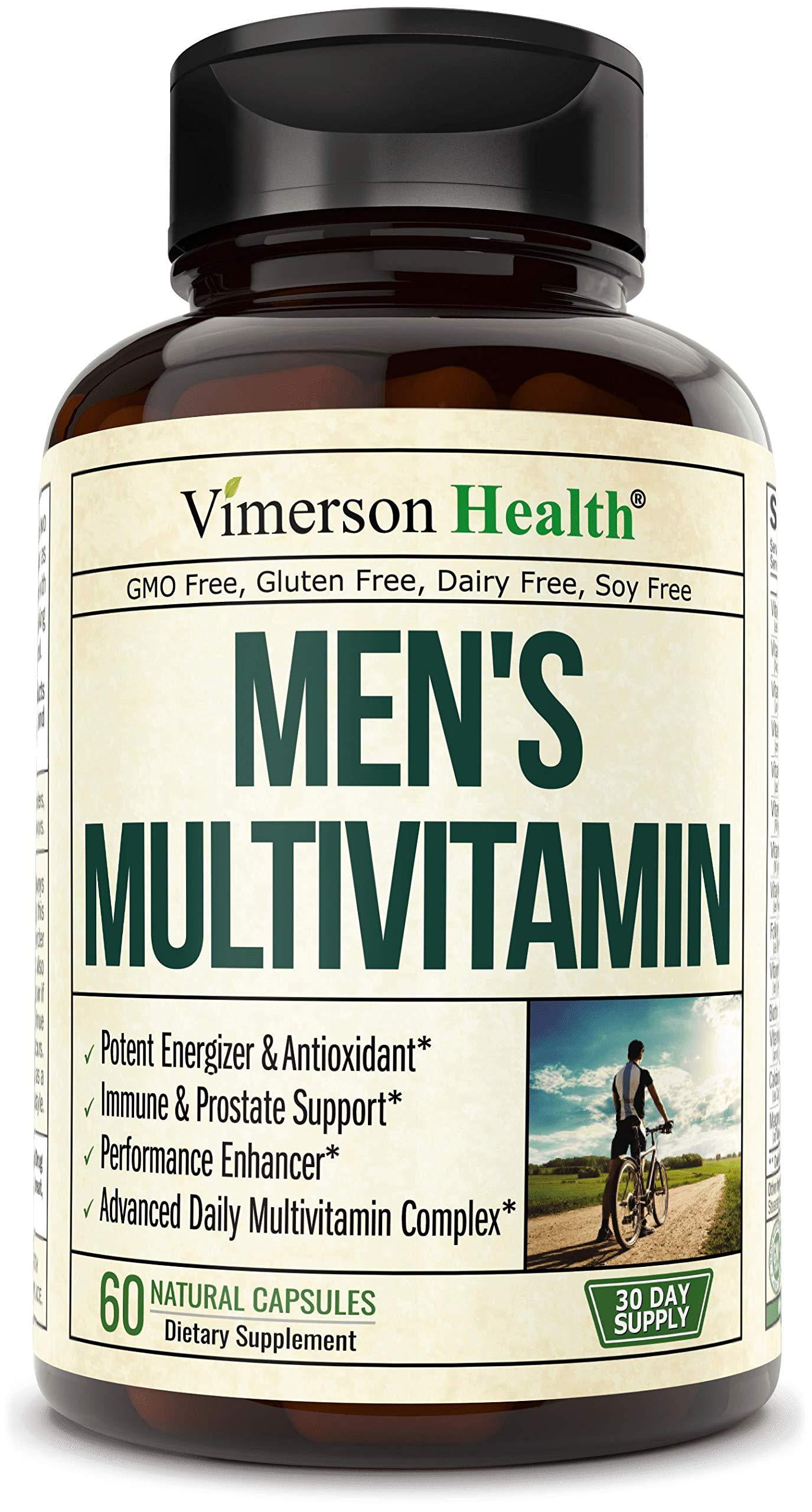 Vimerson Health Men's Daily Multimineral Multivitamin Supplement,60