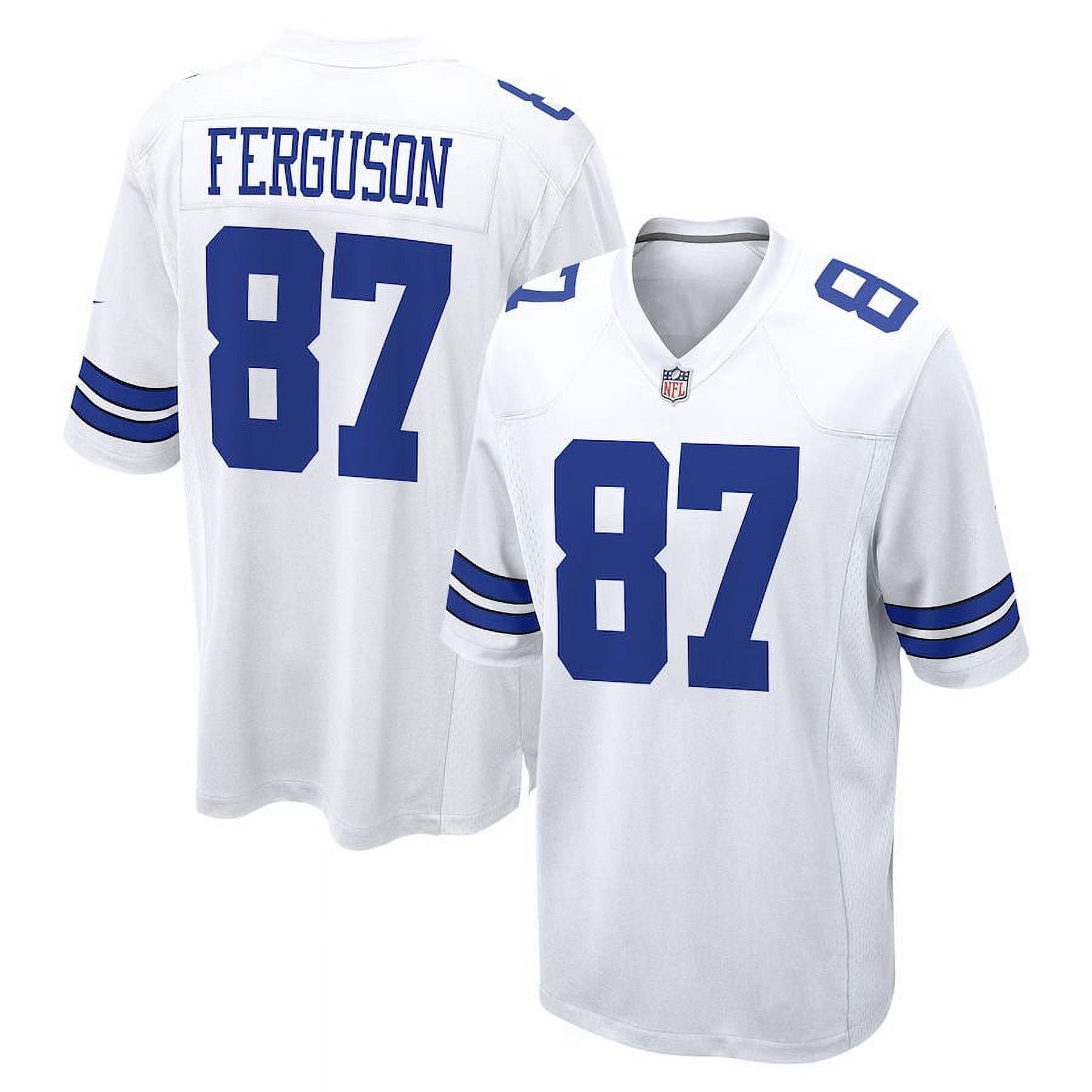 Men's Dallas_"Cowboys" Jake_Ferguson White American Football Stitched