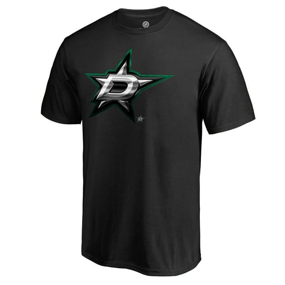 Men's Dallas Stars Black Midnight Mascot T-Shirt