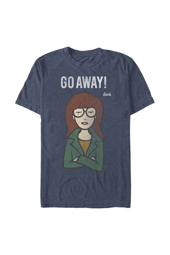Men's Daria Go Away Face Graphic T-Shirt