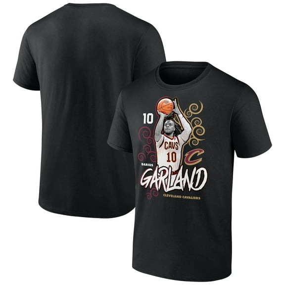 Men's Darius Garland Black Cleveland Cavaliers Competitor T-Shirt