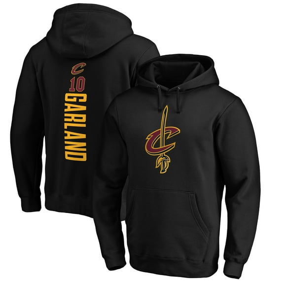 Men's Darius Garland Black Cleveland Cavaliers Playmaker Name & Number Pullover Hoodie