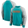 thumbnail image 1 of Men's Darius Rucker Collection by Fanatics Aqua/Heather Gray Miami Dolphins Colorblock Pullover Sweatshirt, 1 of 4