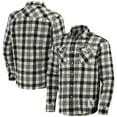 thumbnail image 1 of Men's Darius Rucker Collection by Fanatics Black Chicago White Sox Plaid Flannel Button-Up Shirt, 1 of 3