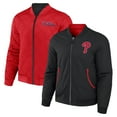 thumbnail image 1 of Men's Darius Rucker Collection by Fanatics Black/Red Philadelphia Phillies Reversible Full-Zip Bomber Jacket, 1 of 5
