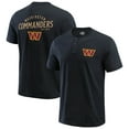 thumbnail image 1 of Men's Darius Rucker Collection by Fanatics Black Washington Commanders Washed Henley T-Shirt, 1 of 3