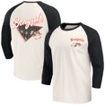 thumbnail image 1 of Men's Darius Rucker Collection by Fanatics Black/White Cincinnati Bengals Raglan 3/4 Sleeve T-Shirt, 1 of 3