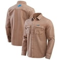 thumbnail image 1 of Men's Darius Rucker Collection by Fanatics Brown Detroit Lions Garment Dyed Long Sleeve Full Snap Shirt, 1 of 5