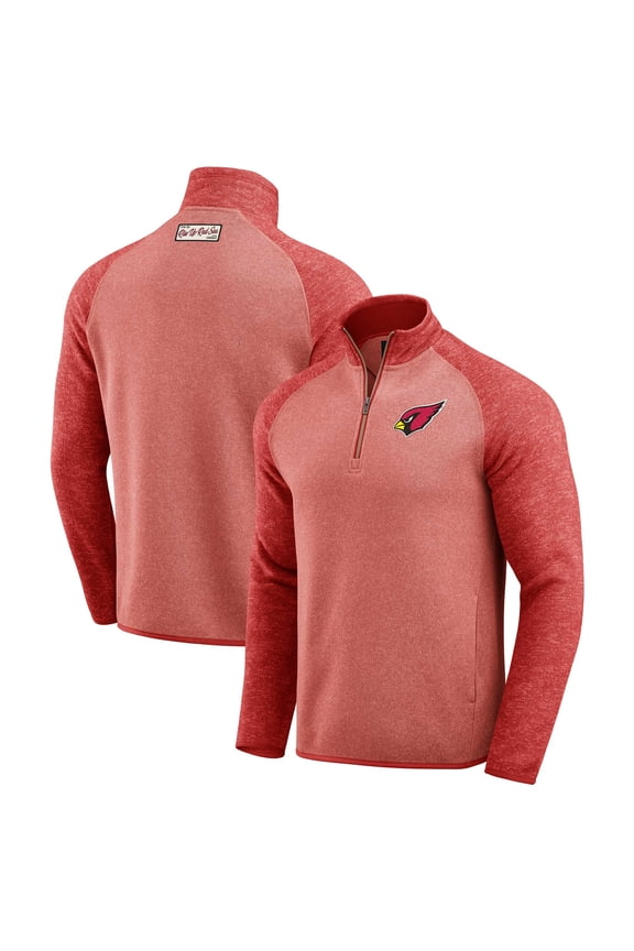 Men's Darius Rucker Collection by Fanatics Cardinal Arizona Cardinals Tonal Quarter-Zip Jacket
