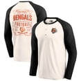 thumbnail image 1 of Men's Darius Rucker Collection by Fanatics Cream/Black Cincinnati Bengals Raglan Henley T-Shirt, 1 of 3