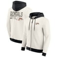 thumbnail image 1 of Men's Darius Rucker Collection by Fanatics Cream Cincinnati Bengals Distressed Graphics Full-Zip Hoodie, 1 of 6