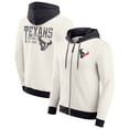 thumbnail image 1 of Men's Darius Rucker Collection by Fanatics Cream Houston Texans Distressed Graphics Full-Zip Hoodie, 1 of 6