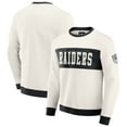 thumbnail image 1 of Men's Darius Rucker Collection by Fanatics  Cream Las Vegas Raiders Colorblock Pullover Sweatshirt, 1 of 6