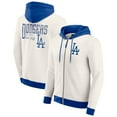 thumbnail image 1 of Men's Darius Rucker Collection by Fanatics  Cream Los Angeles Dodgers Polar Fleece Full-Zip Hoodie, 1 of 6