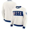 thumbnail image 1 of Men's Darius Rucker Collection by Fanatics  Cream New York Mets Colorblock Crewneck Sweatshirt, 1 of 6