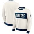 thumbnail image 1 of Men's Darius Rucker Collection by Fanatics  Cream New York Yankees Colorblock Crewneck Sweatshirt, 1 of 6