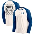 thumbnail image 1 of Men's Darius Rucker Collection by Fanatics Cream/Royal Indianapolis Colts Raglan Henley T-Shirt, 1 of 3