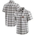 thumbnail image 1 of Men's Darius Rucker Collection by Fanatics Gray Cincinnati Bengals Team Plaid Short Sleeve Full-Snap Shirt, 1 of 6