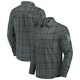 thumbnail image 1 of Men's Darius Rucker Collection by Fanatics Gray New York Mets Thin Wale Corduroy Plaid Button Up Shirt, 1 of 6