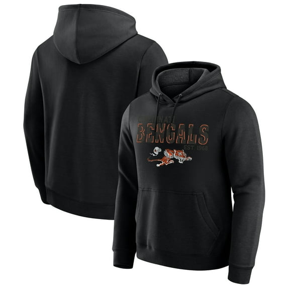Men's Darius Rucker Collection by Fanatics Heather Black Cincinnati Bengals Hoodie