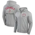 thumbnail image 1 of Men's Darius Rucker Collection by Fanatics Heather Gray Arizona Cardinals Vintage Stripe Full-Zip Hoodie, 1 of 5