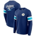 thumbnail image 1 of Men's Darius Rucker Collection by Fanatics Navy Pittsburgh Penguins Waffle-Knit Raglan Long Sleeve Henley T-Shirt, 1 of 6