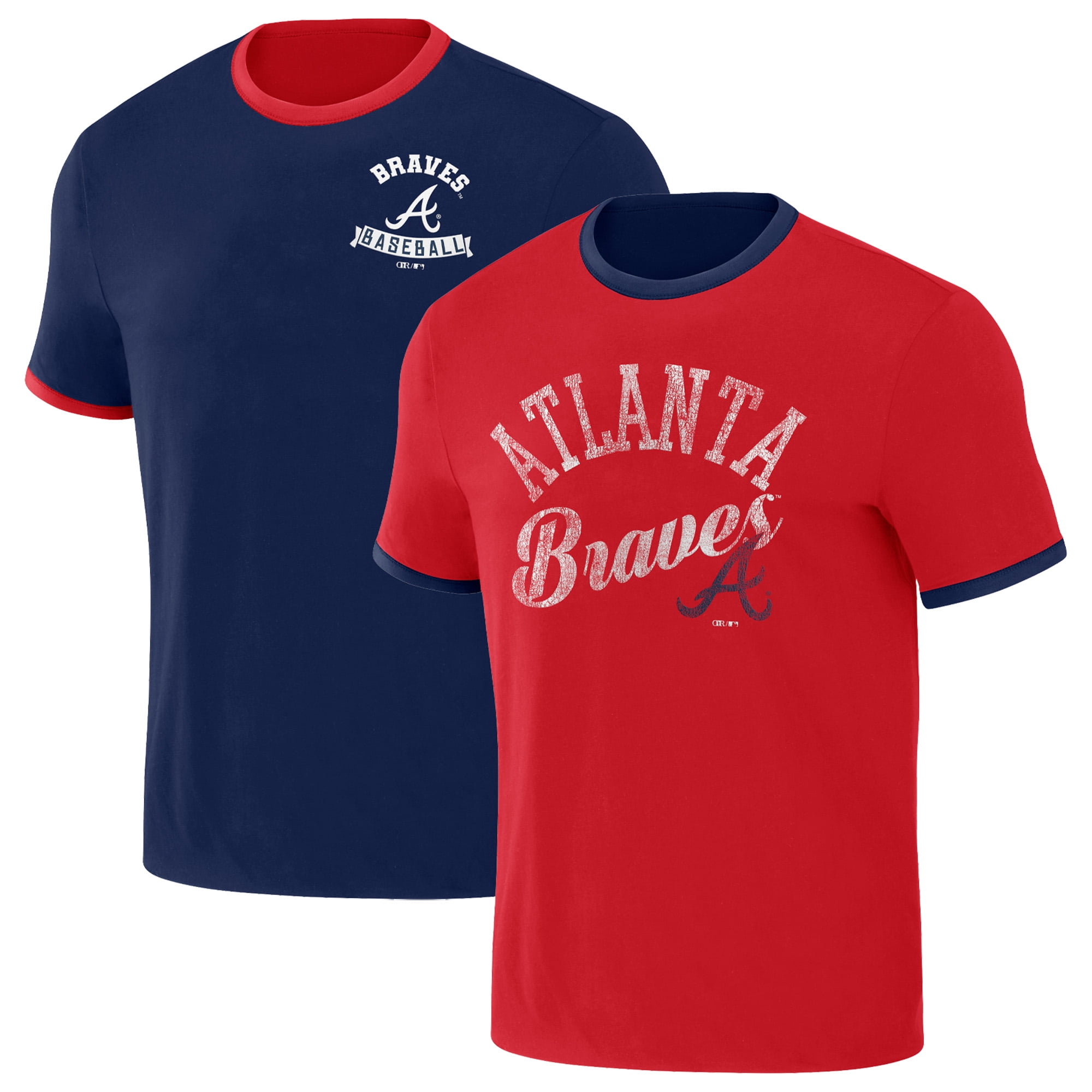 Men's Fanatics Branded Navy/Red Atlanta Braves Polo Combo Set