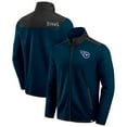 thumbnail image 1 of Men's Darius Rucker Collection by Fanatics Navy Tennessee Titans Color Block Polar Fleece Full-Zip Jacket, 1 of 5
