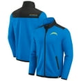 thumbnail image 1 of Men's Darius Rucker Collection by Fanatics Powder Blue Los Angeles Chargers Color Block Polar Fleece Full-Zip Jacket, 1 of 5