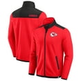 thumbnail image 1 of Men's Darius Rucker Collection by Fanatics Red Kansas City Chiefs Color Block Polar Fleece Full-Zip Jacket, 1 of 5